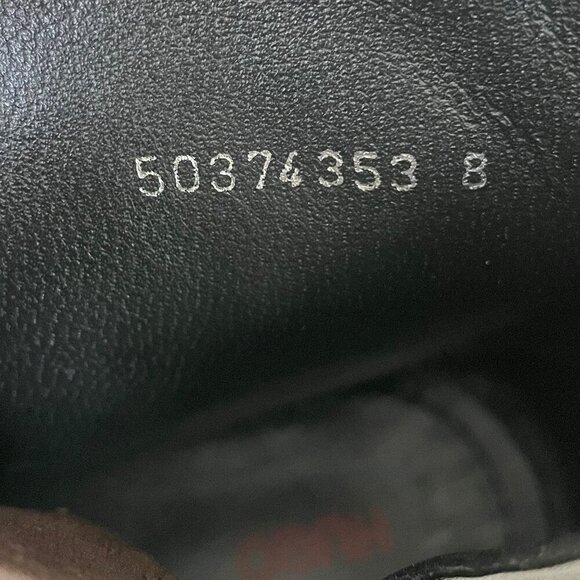 Hugo by Hugo Boss Designer Leather Lace Up Side Zip Boots Brown Blk Sz 8 - Picture 12 of 15